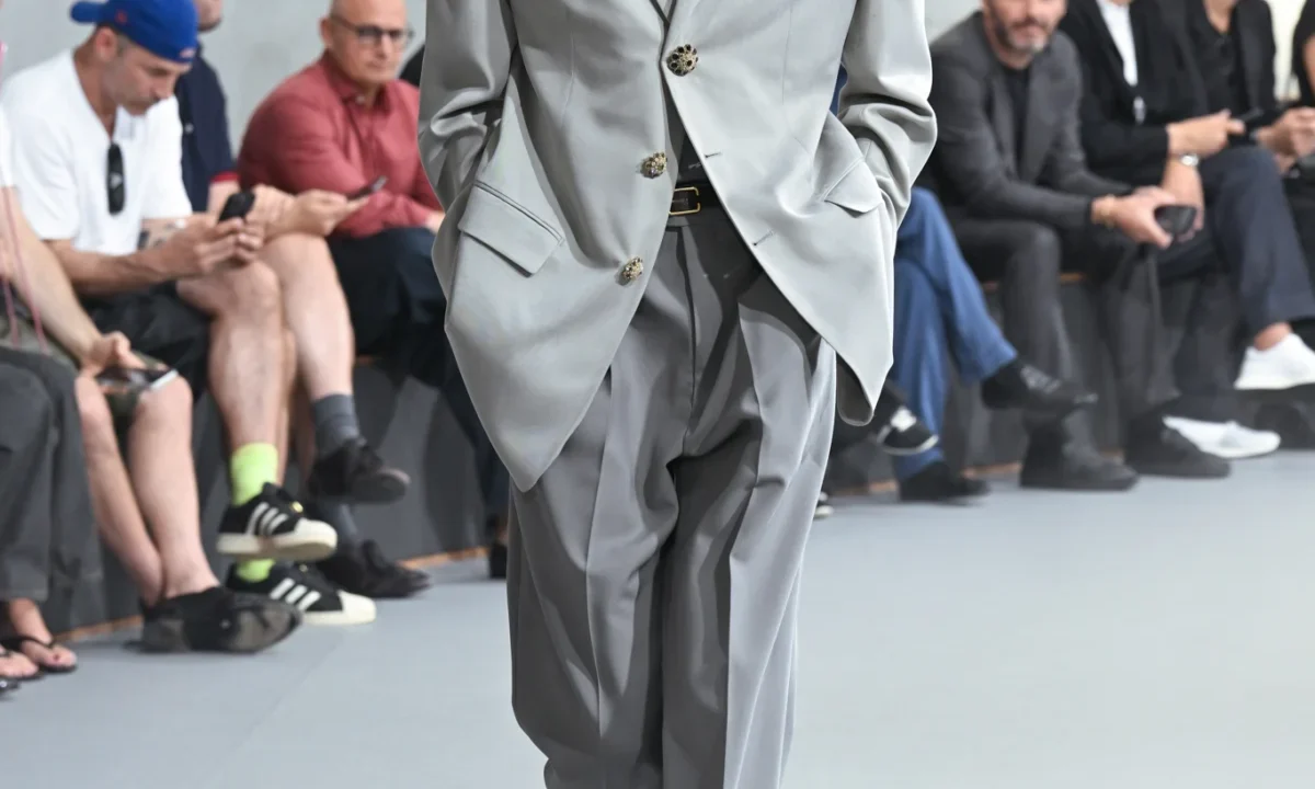 Through the Mist: Anthony Vaccarello’s Saint Laurent Reimagines Masculine Sensuality at the Bourse de Commerce
