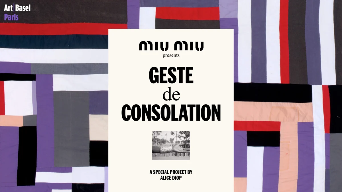 Alice Diop’s “Geste de Consolation”: A Multi-Disciplinary Reclamation of the Black Female Gaze at Palais d’Iéna