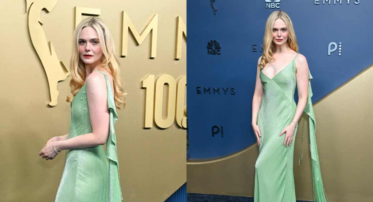 Emerald Elegance: Elle Fanning Defines Red Carpet Sophistication at the 2026 Emmy Awards
