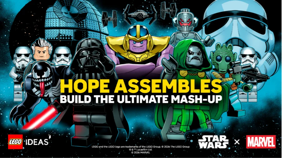 A Galactic Crossover: Lego Launches Historic Marvel and Star Wars Ideas Challenge